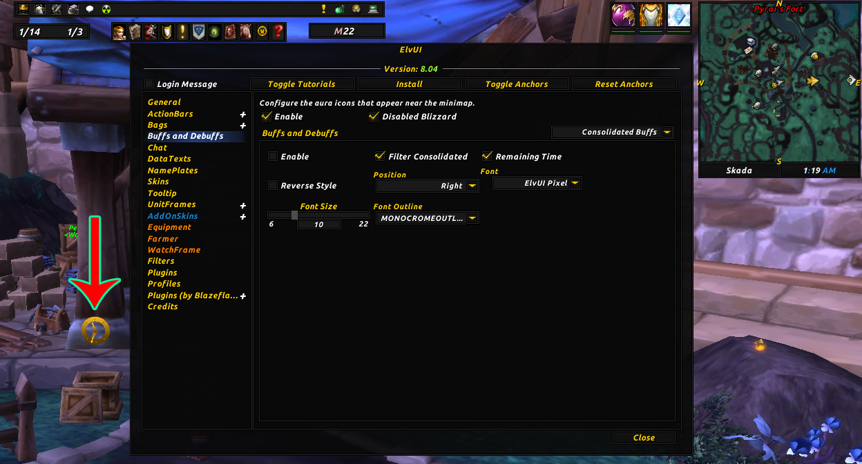 Size chat window elvui Figured out